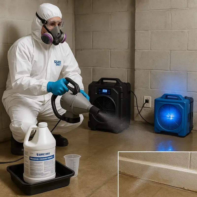 Sanitization and Odor Removal process in Coral Springs, FL